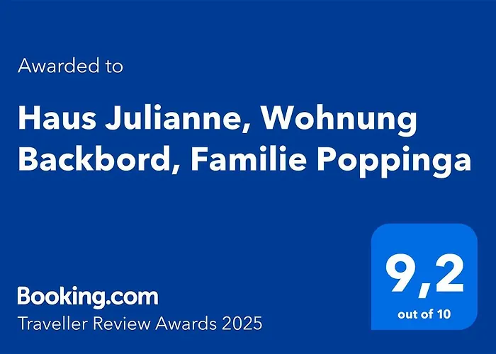 Haus Julianne, Wohnung Backbord, Familie Poppinga Norderney